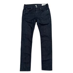 Rag & Bone Dre Low Rise Slim Boyfriend Jean Dark Wash 26 Premium Stretch Quality
